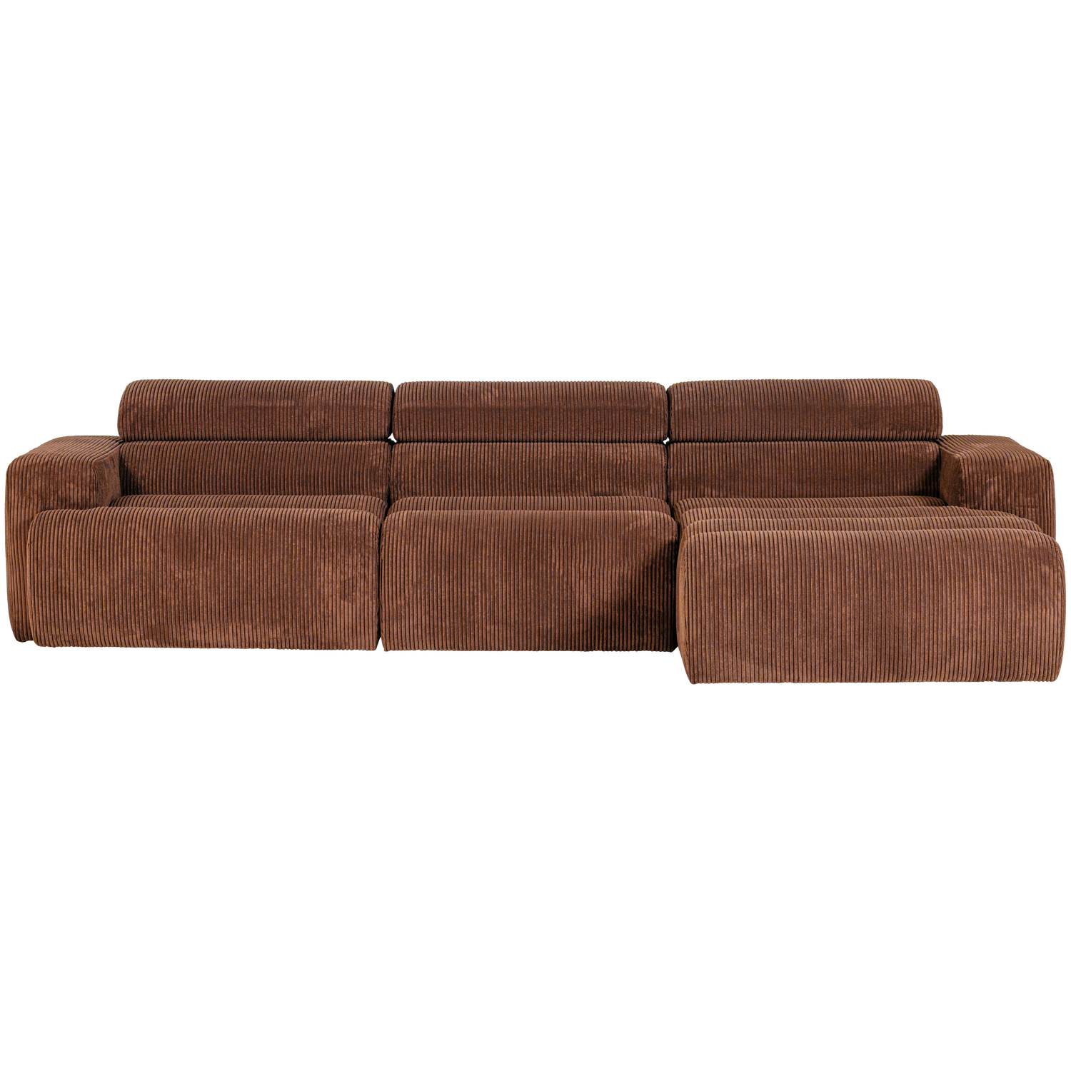 NOVI CHAISE LONGUE SOFA RECHTS GERIPPTER TERRA