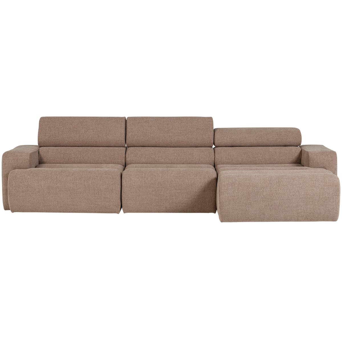 NOVI CHAISE LONGUE SOFA RECHTS BOUCLE TAUPE