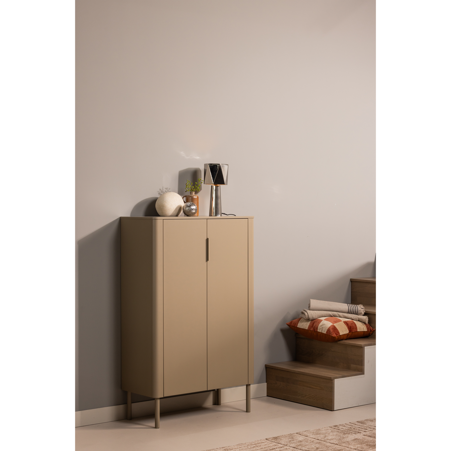 GUNNAR 2-TÜRIG SCHRANK KIEFER MUD [fsc]