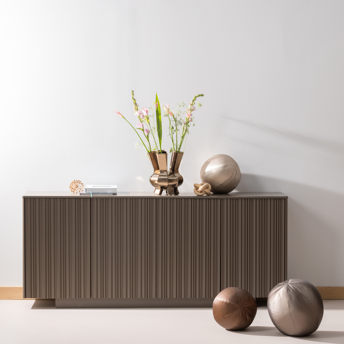 NOVA KOMMODE 200 CM KIEFER TRUFFLE BRAUN [fsc]