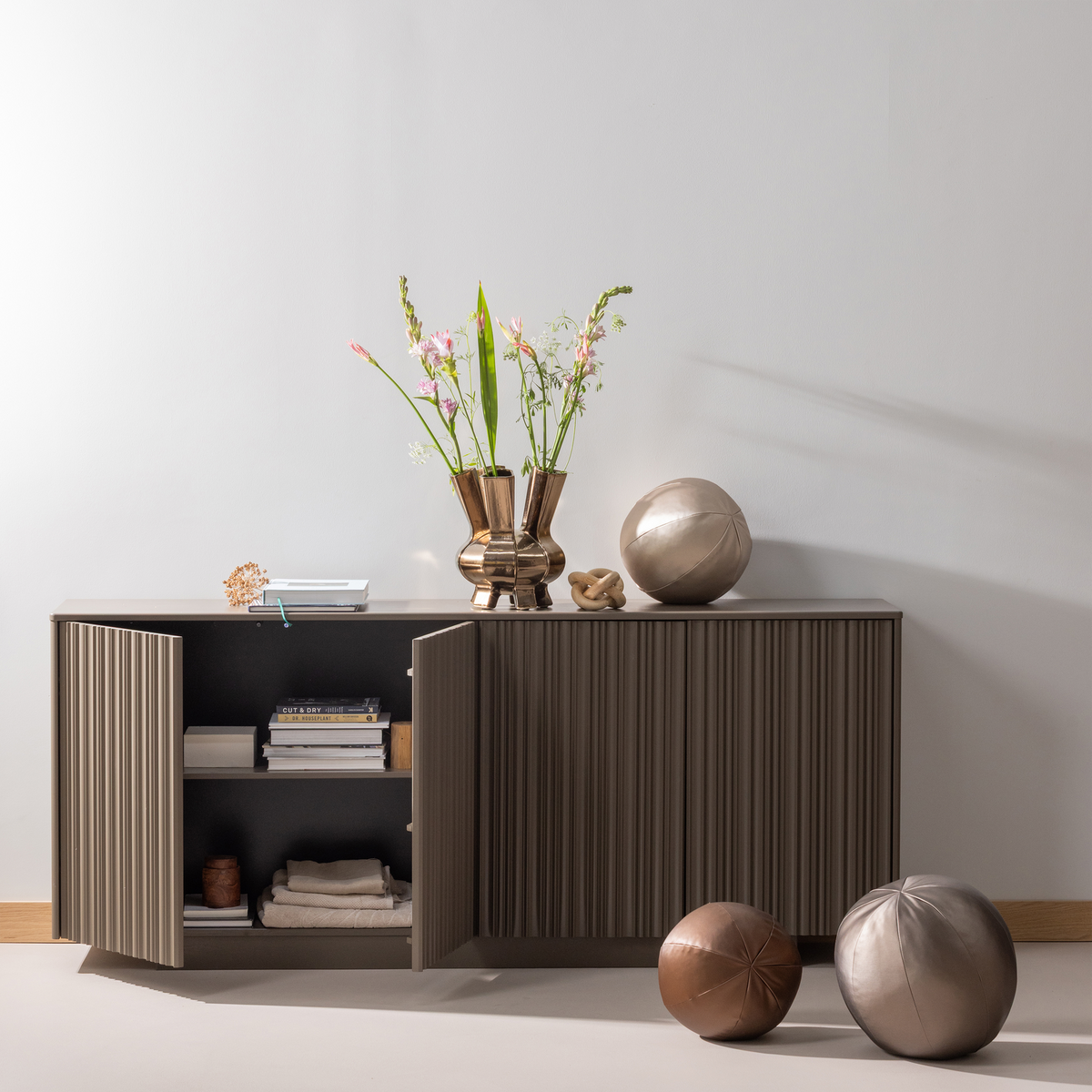 RODEO BALL KISSEN SCHMAL WARMES BRAUN