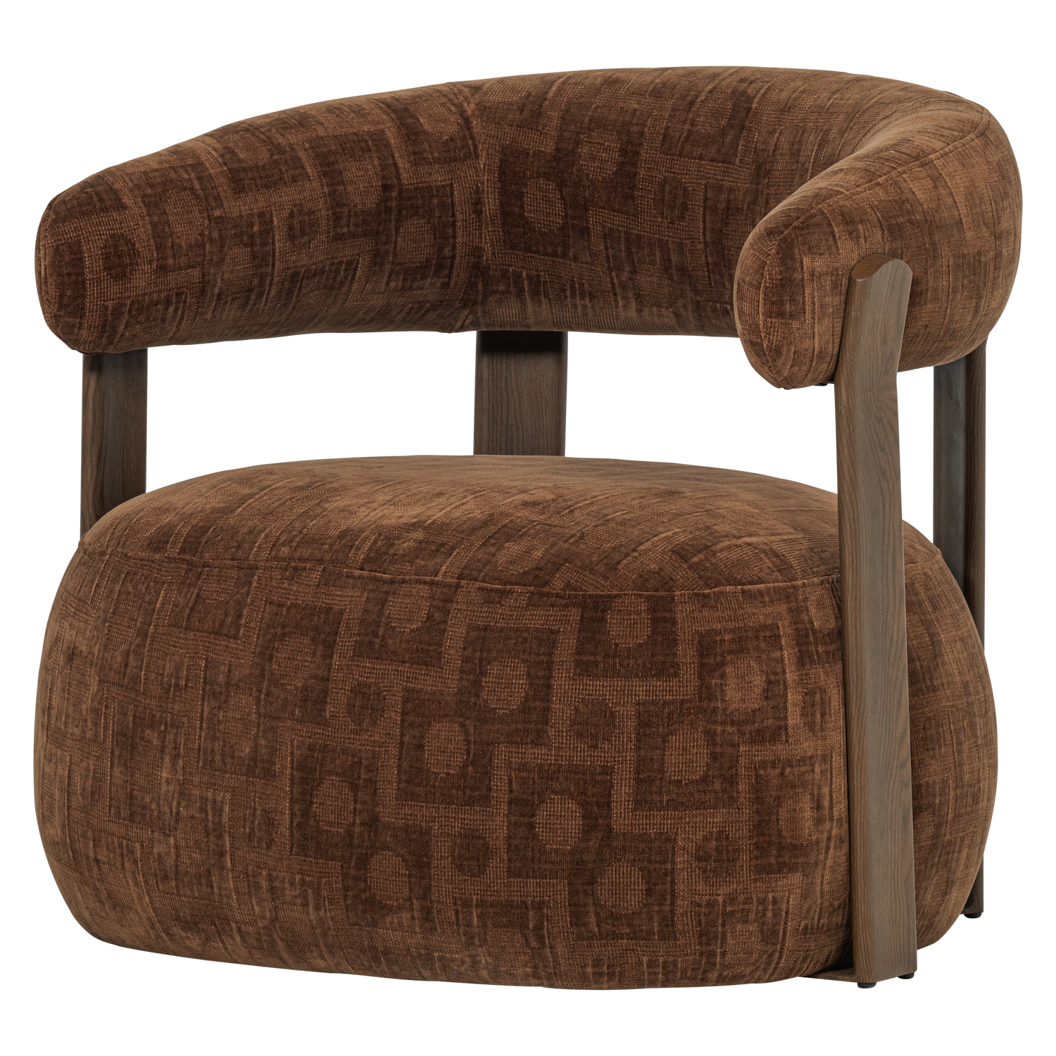 FOON SESSEL 3D-STRUKTURSTOFF BRAUN [fsc]