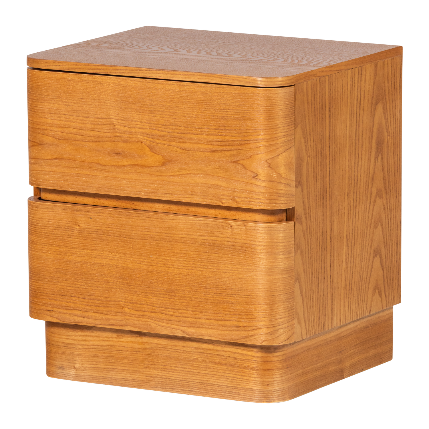 FEJO KOMMODE/NACHTTISCH 2 SCHUBLADEN MDF BRAUN [fsc]