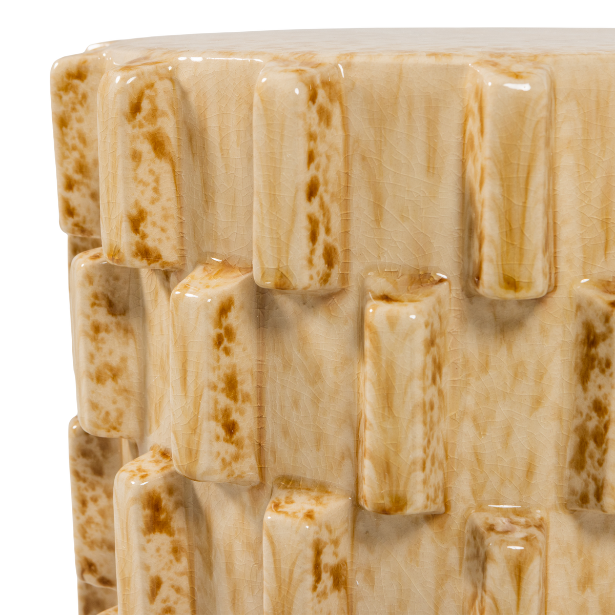 AXU DEKORATIVER BEISTELLTISCH O35X45 CM KERAMIK SAND