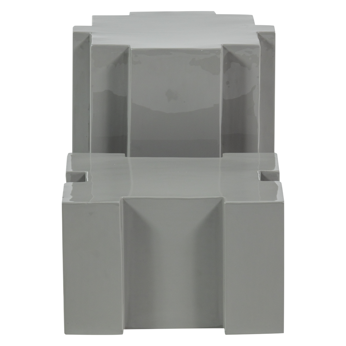 JASMIR BEISTELLTISCHE METALL GRAU - SET VON 2