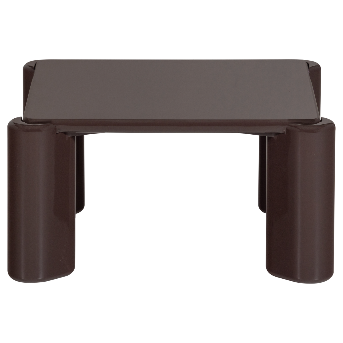 TIVEN COUCHTISCH HOLZ HOCHGLANZ DUNKELBRAUN [fsc]