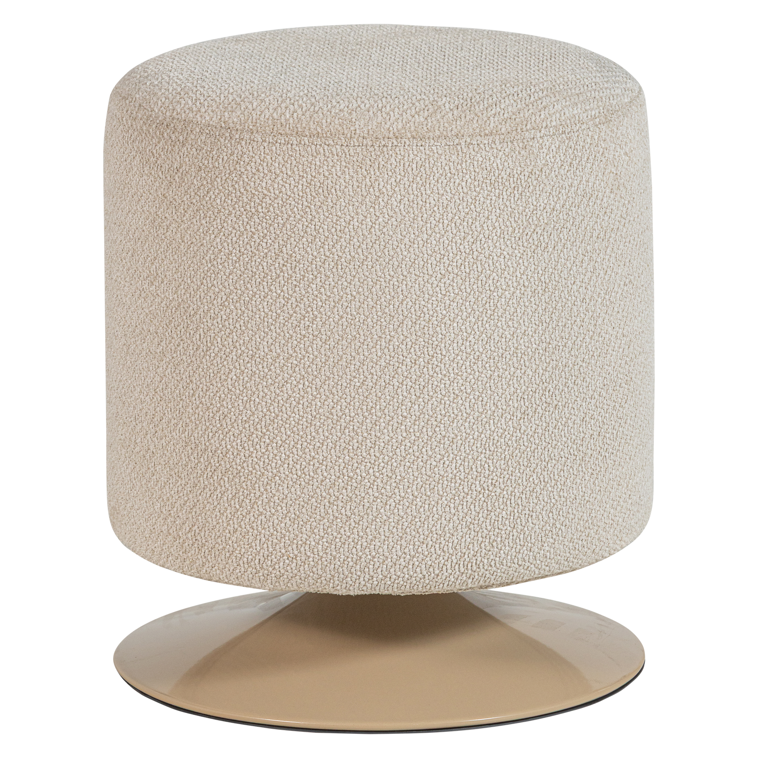 ISLEN HOCKER MIT DREHFUSS BOUCLE BEIGE