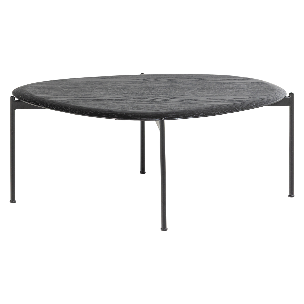 KOTA COUCHTISCH 36X92X68 CM MDF/FURNIER SCHWARZ