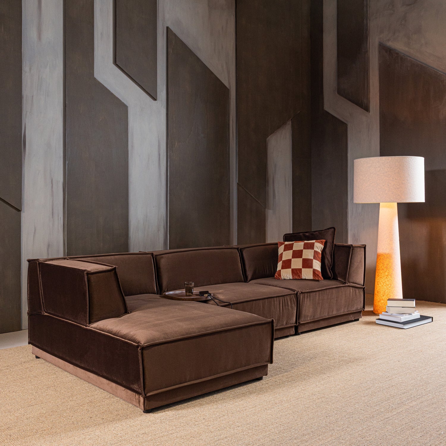 NARO COUCH-TABLETT MANGO HOLZ BRAUN