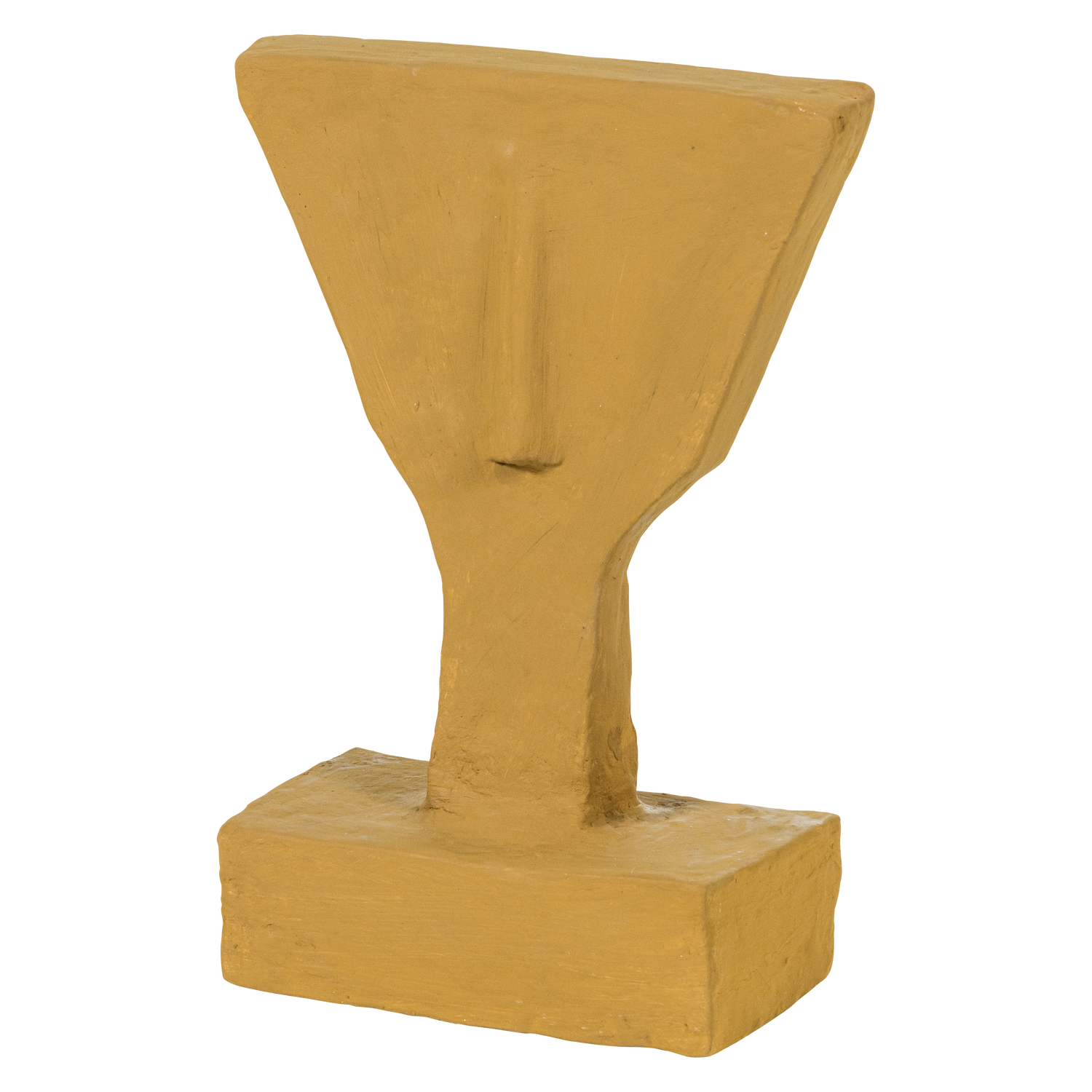 OLEN ORNAMENT PAPPMACHE HONIGGELB