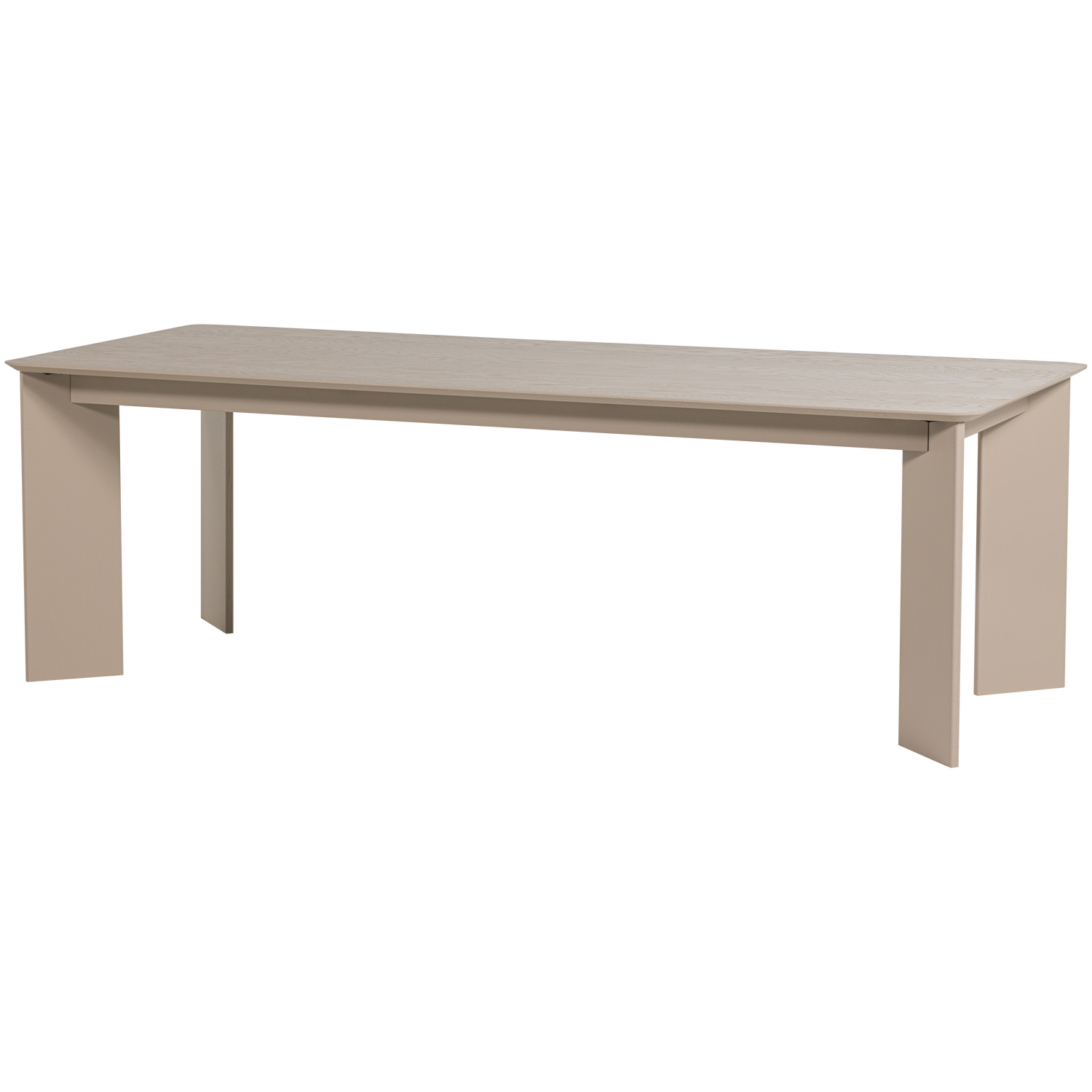 TABLO TISCH ABGERUNDET DTL 240x100CM DAKARGRAU [fsc]