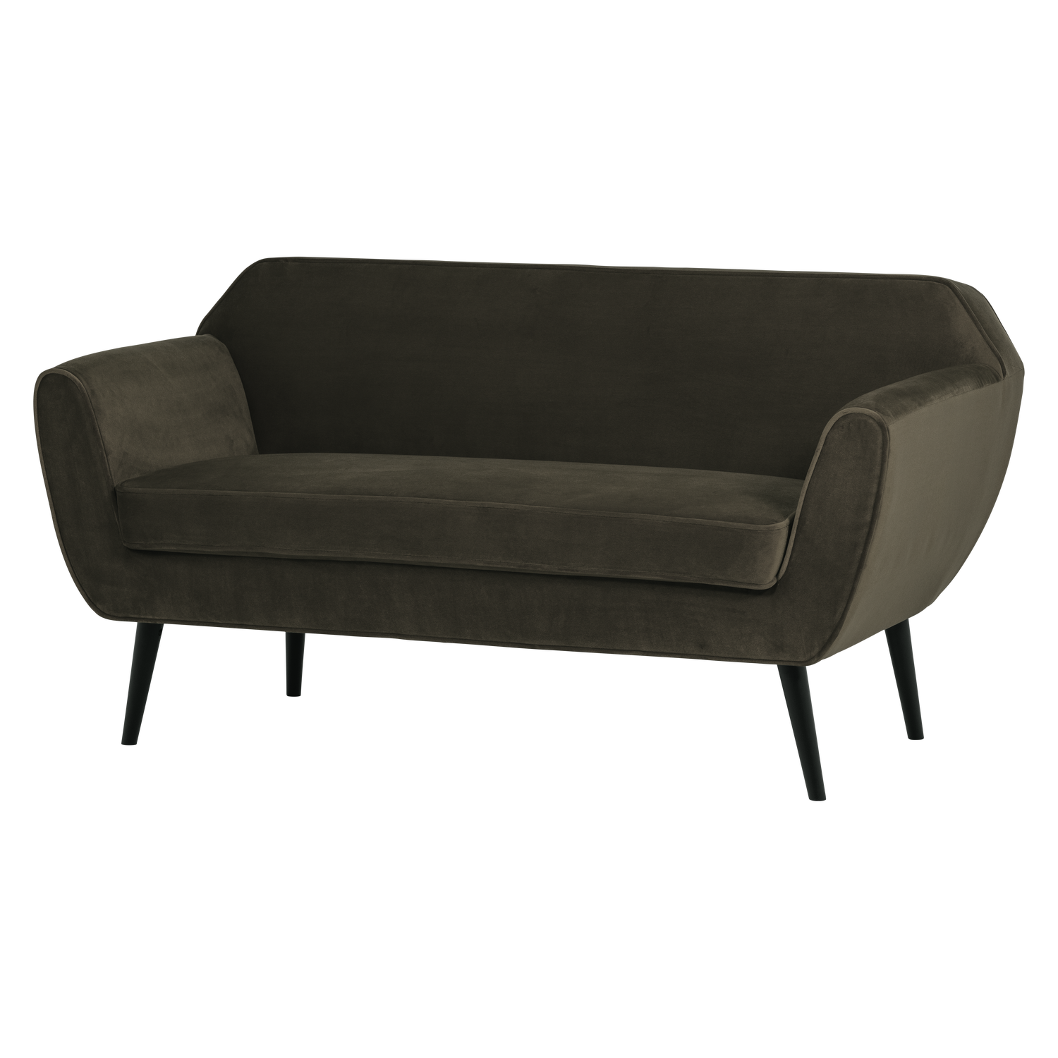 ROCCO SOFA 150 CM SAMT WARMES GRÜN [fsc]