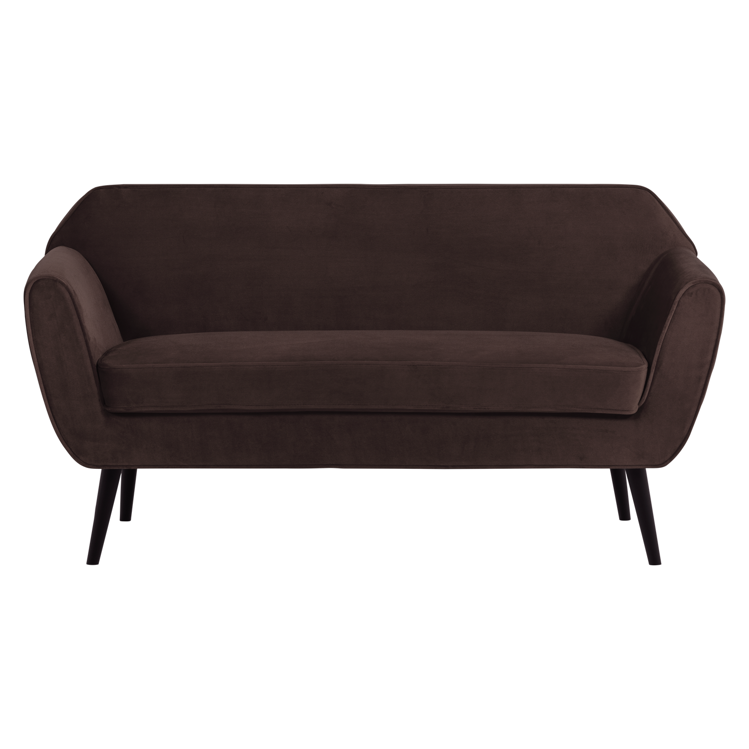 ROCCO SOFA 150 CM SAMT DUNKELBRAUN [fsc]