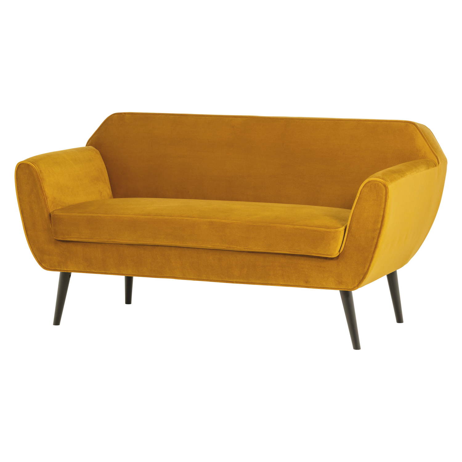 ROCCO SOFA 150 CM SAMT OKERGELB [fsc]