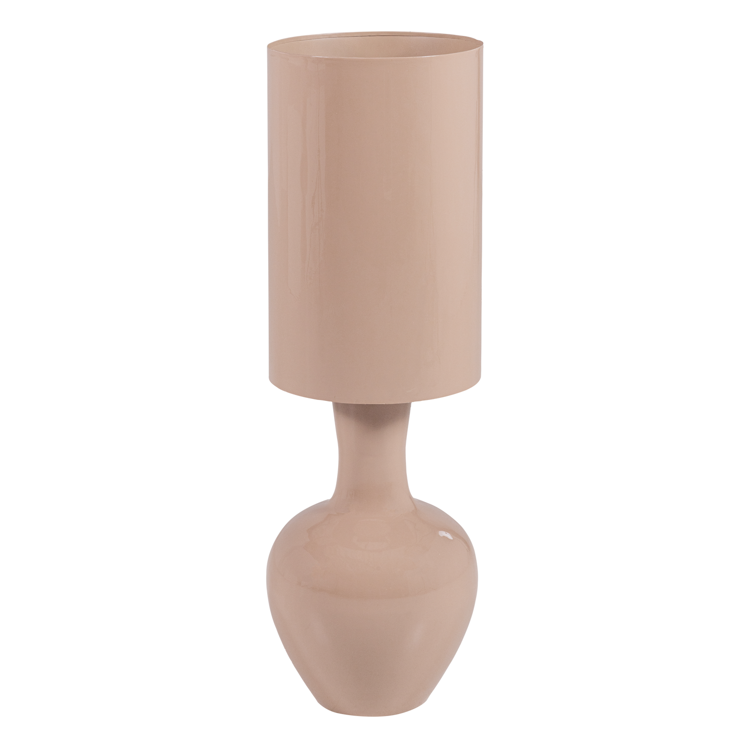 LOA TISCHLAMPE METALL HOCHGLANZ HELLROSA