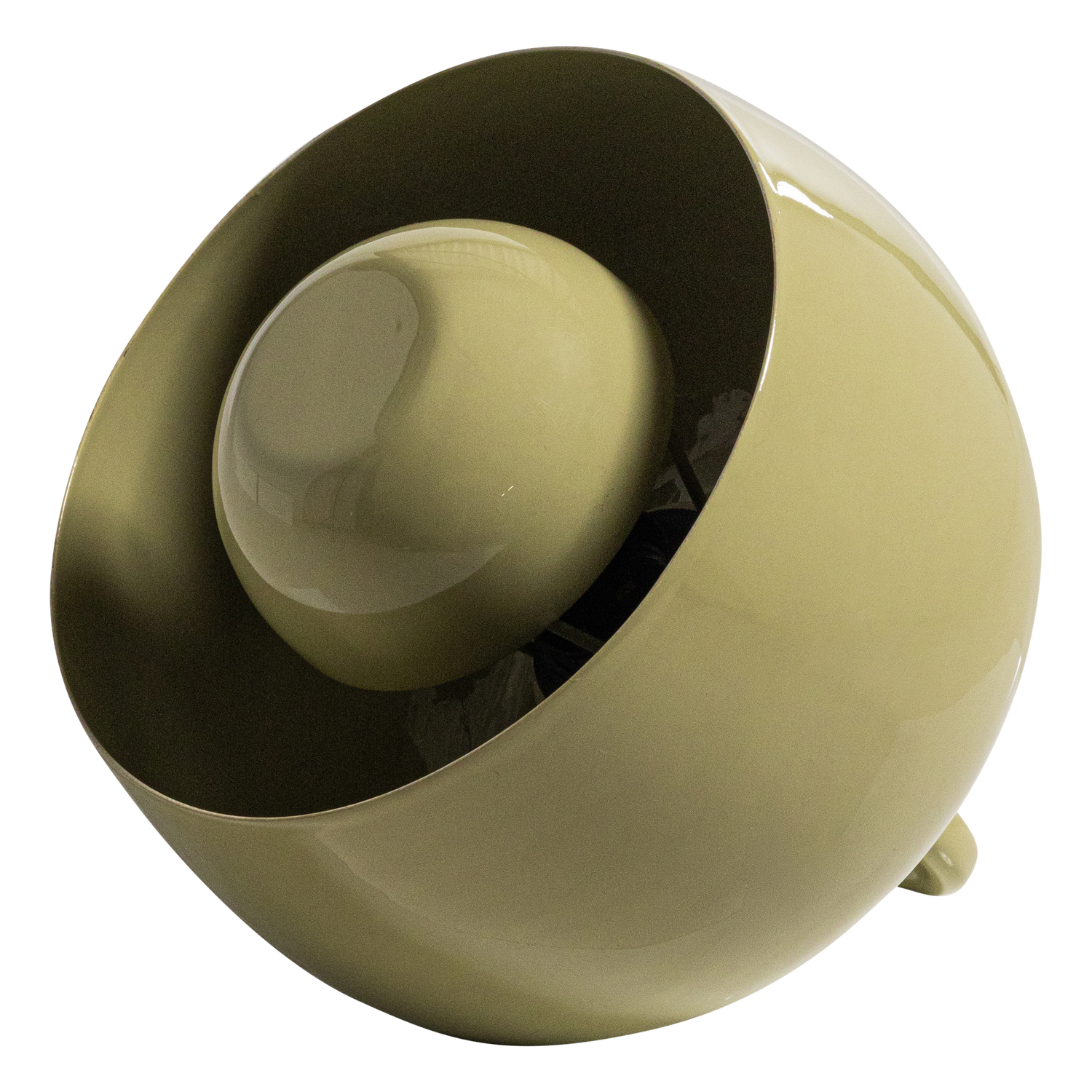 MERO TISCHLAMPE 20XO21 CM METALL HOCHGLANZ HELLGRUN