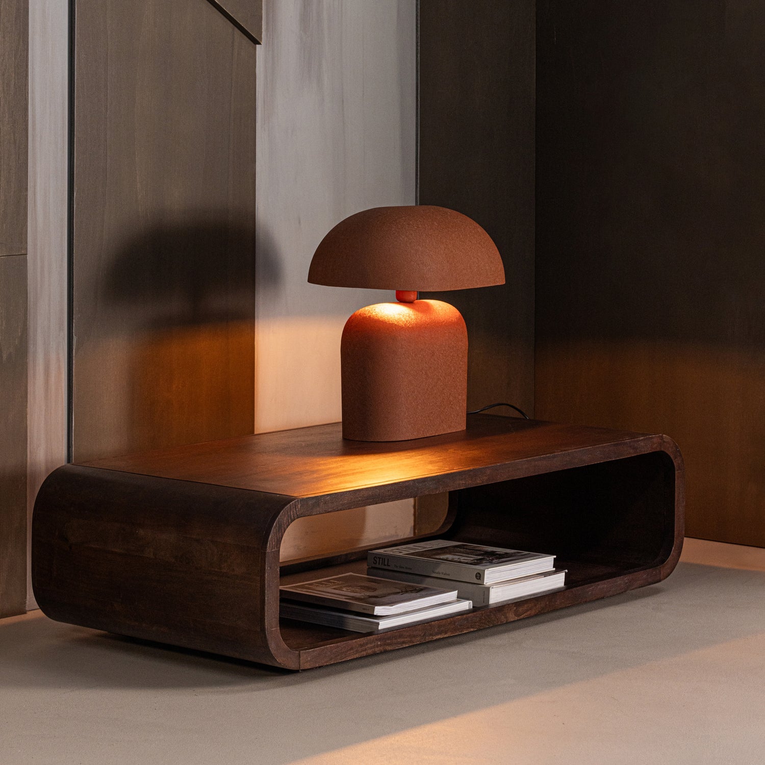 TILO TISCHLAMPE 45X44X32 CM METALL BRAUN