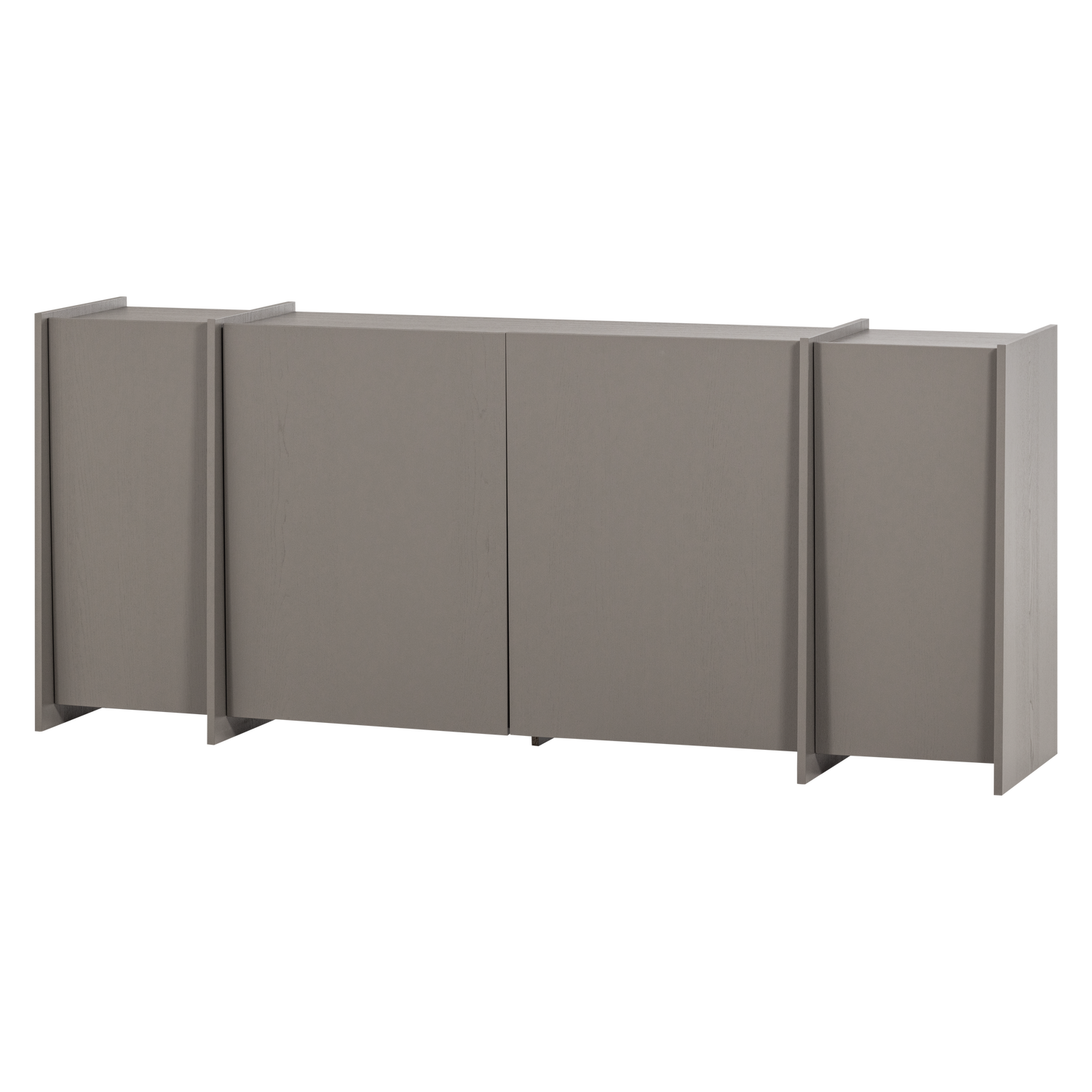 BROCK KOMMODE 200 CM ASCHE FURNIER WARMES GRAU [fsc]