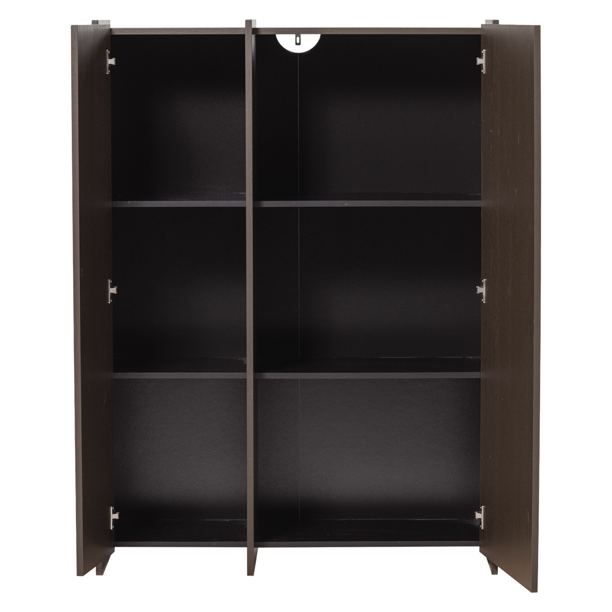 BROCK 2-TUREN SCHRANK ASCHE FURNIER MITTELBRAUN [fsc]