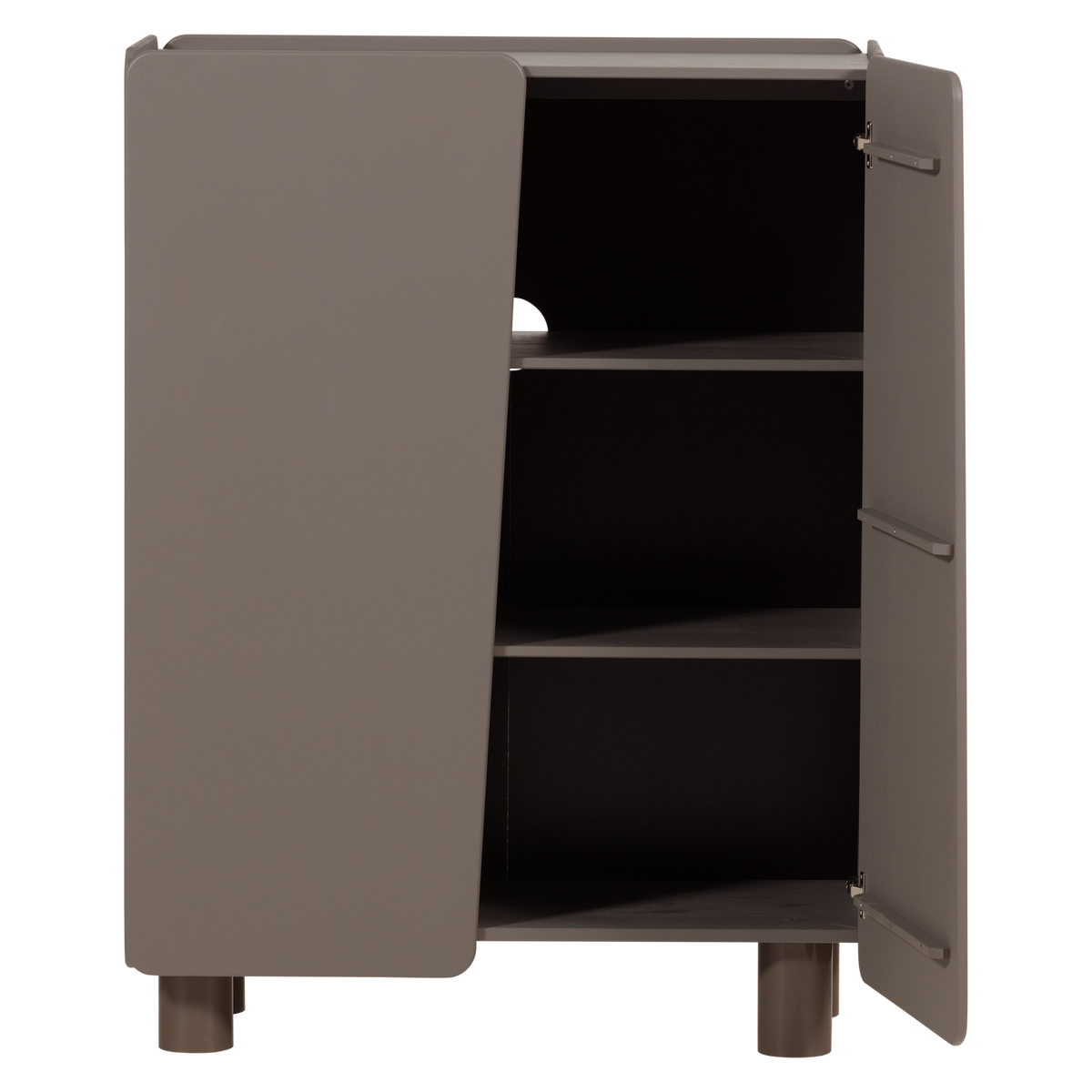 ROOT 2-TUREN SCHRANK KIEFER TRUFFLE BRAUN [fsc]