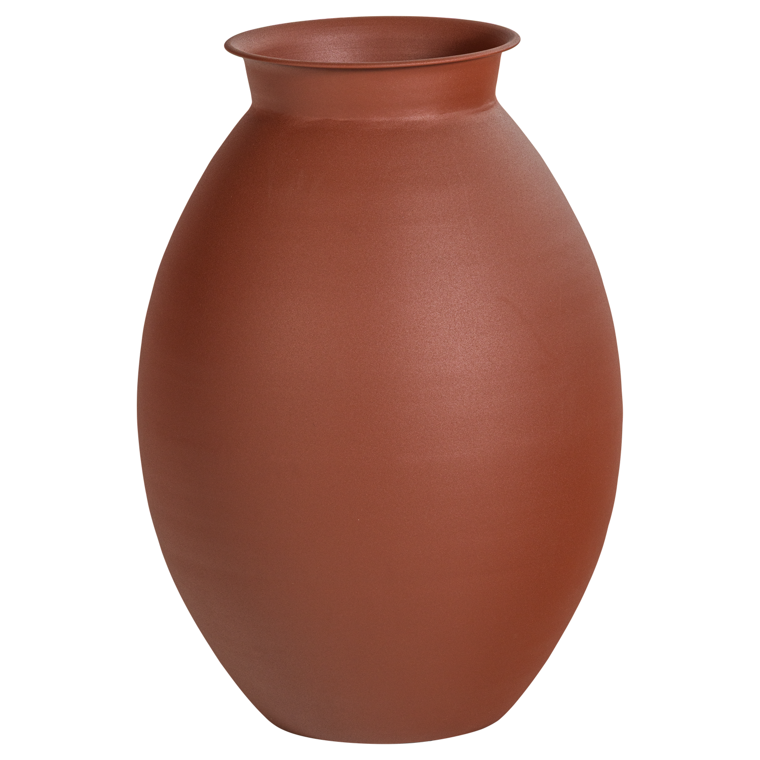 CARO VASE XXL METALL BRAUN/ROT