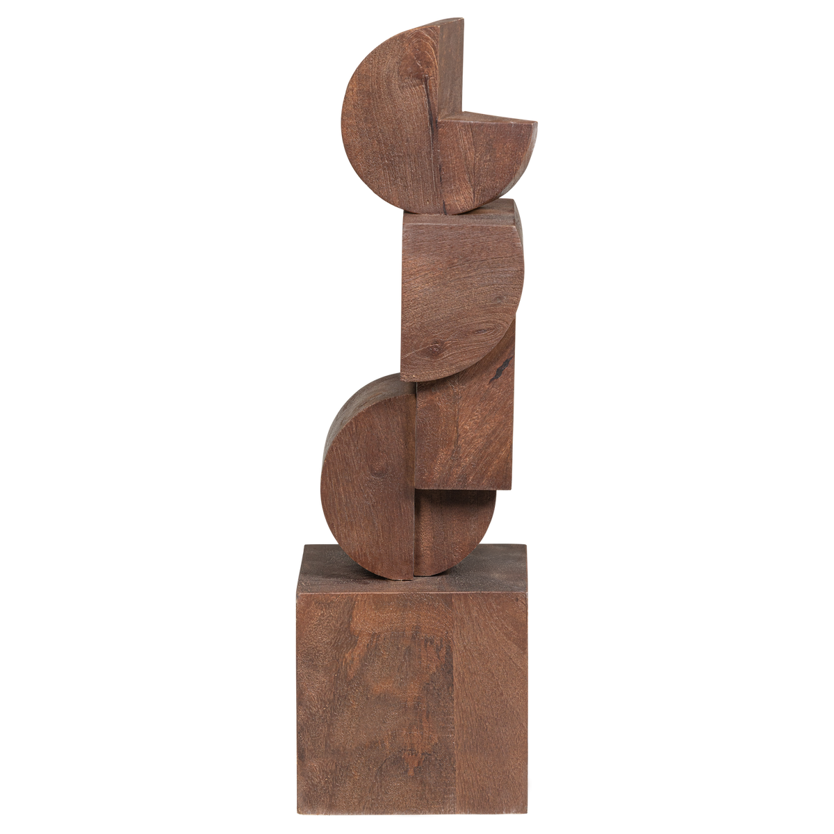 DRAXA SKULPTUR ORNAMENT HOLZ BRAUN