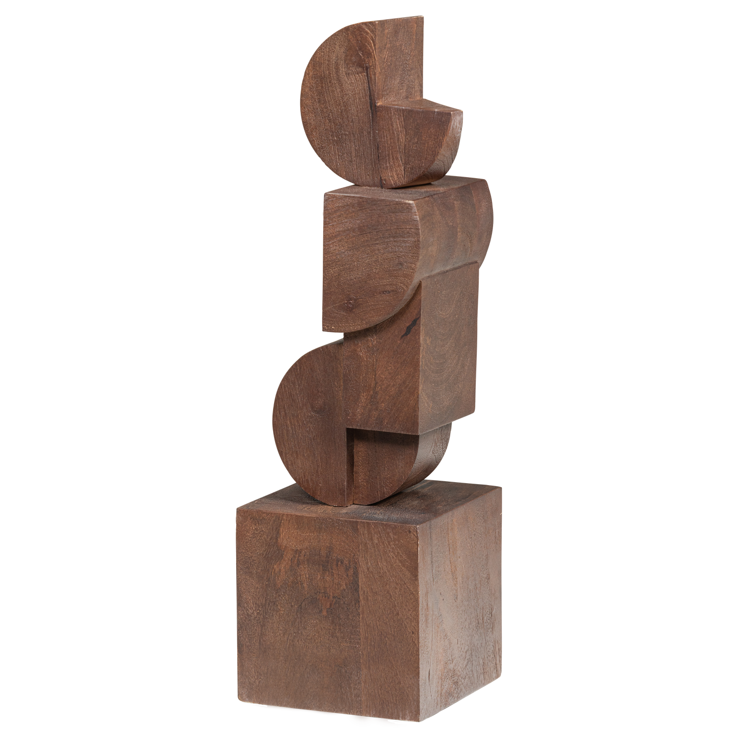 DRAXA SKULPTUR ORNAMENT HOLZ BRAUN