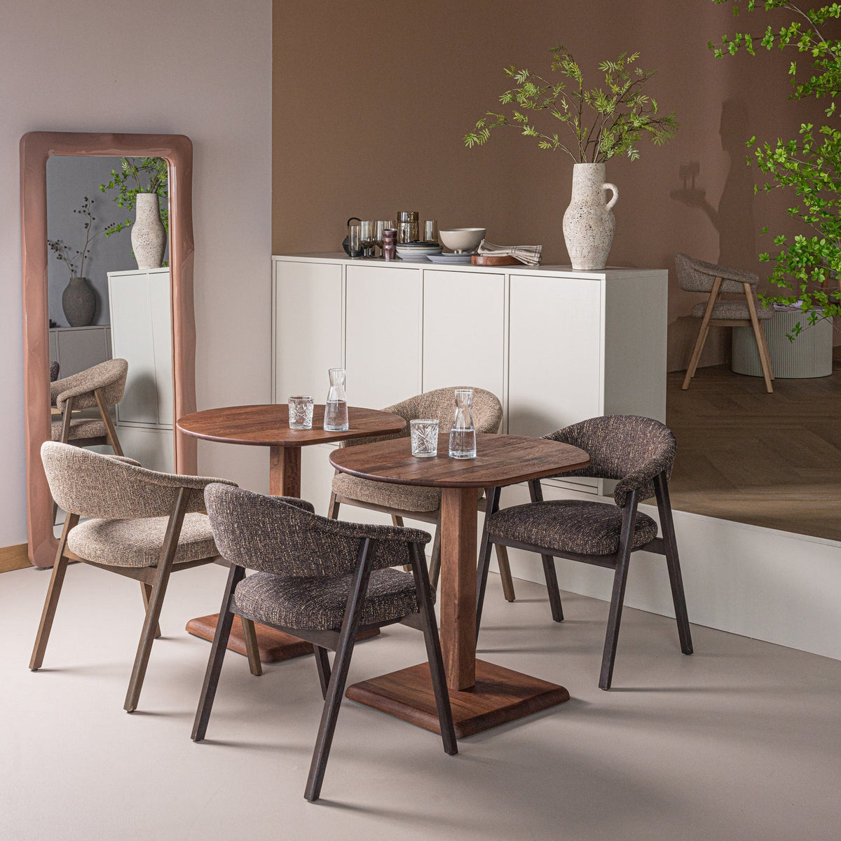 FENO BISTRO ENDE TISCH MANGO HOLZ BRAUN