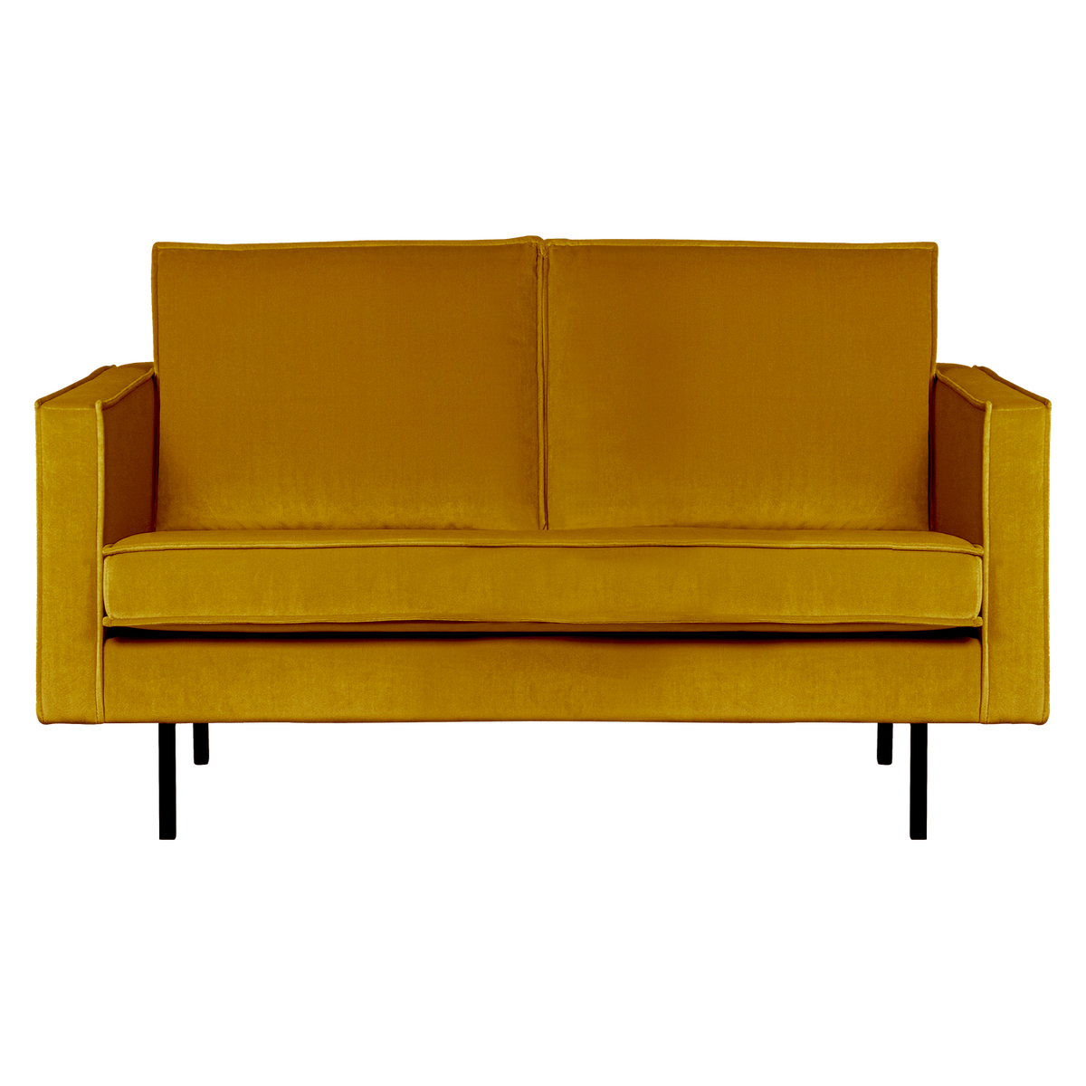 RODEO 2-SITZER SOFA VELVET OKERGELB [fsc]