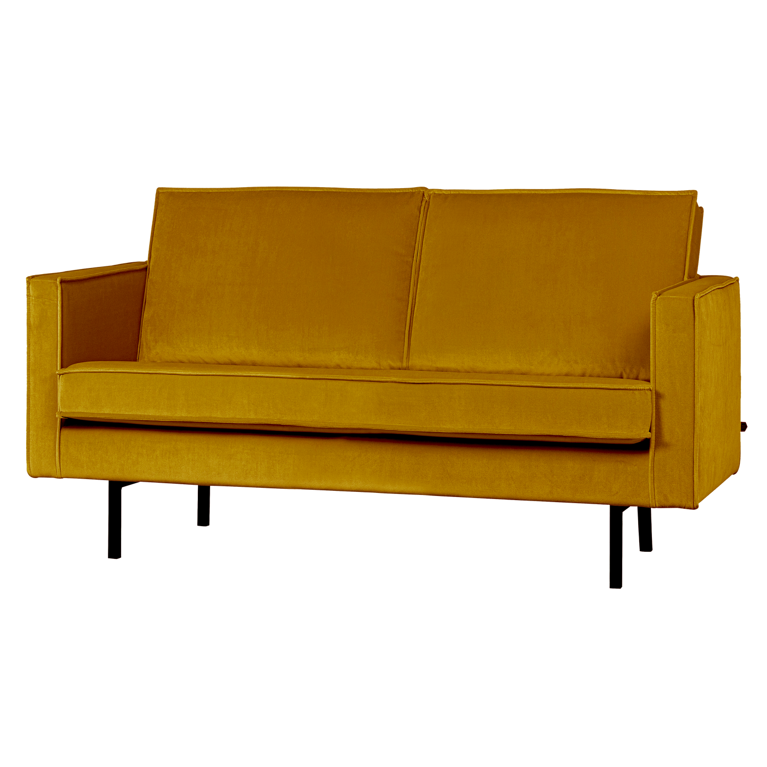 RODEO 2-SITZER SOFA VELVET OKERGELB [fsc]