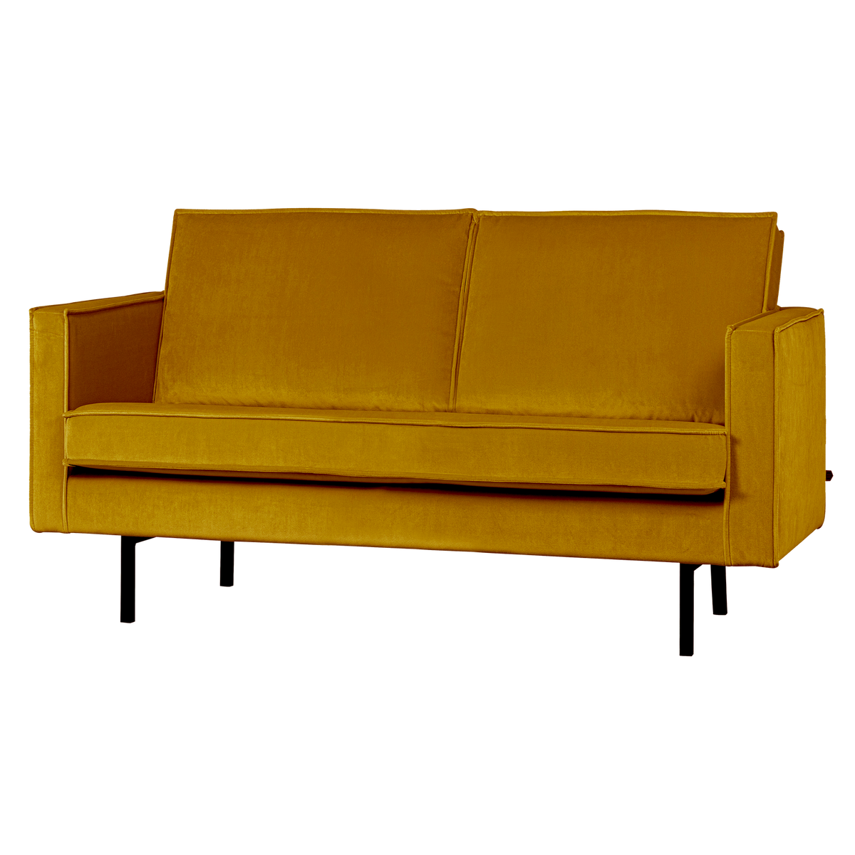 RODEO 2-SITZER SOFA VELVET OKERGELB [fsc]