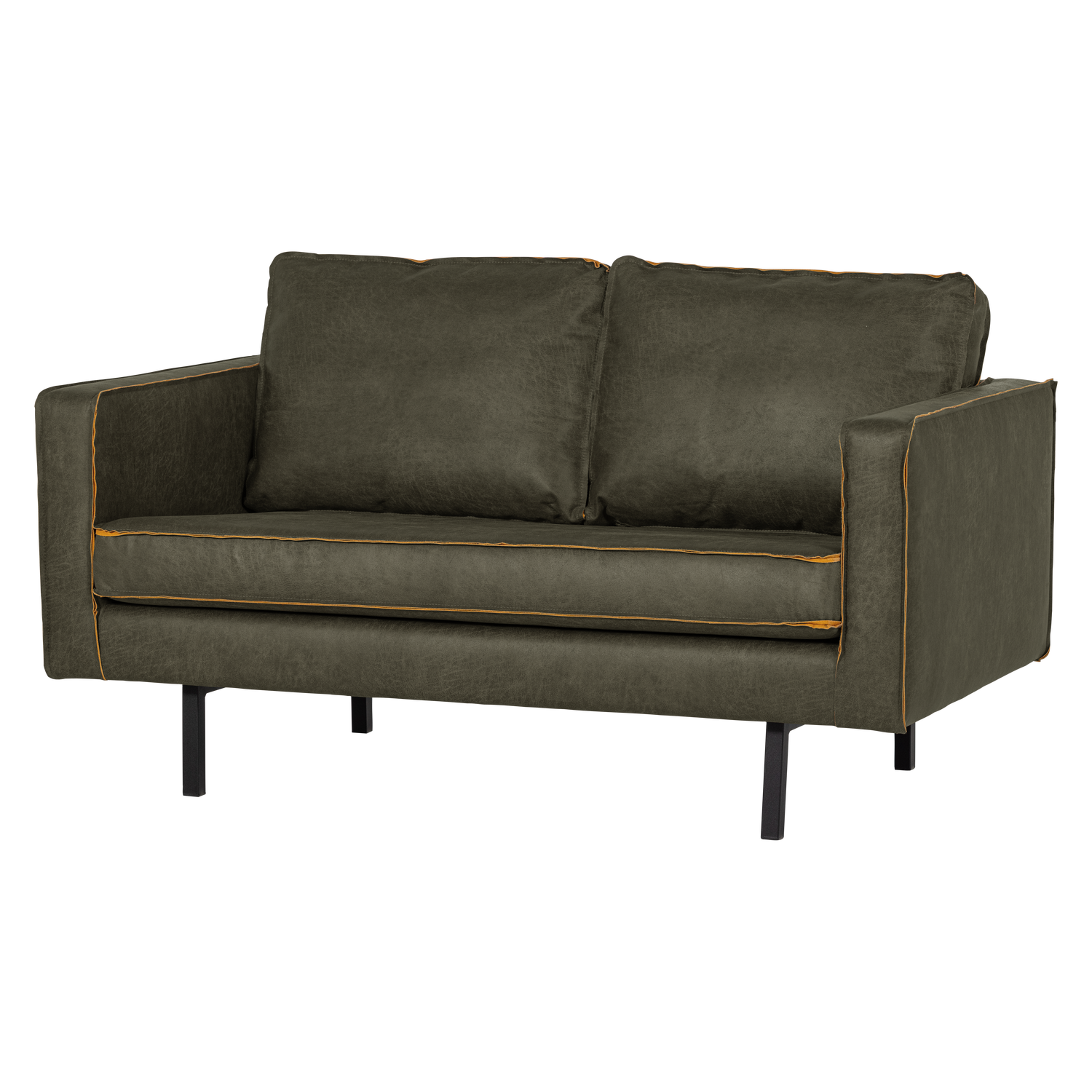 RODEO 2-SITZER SOFA ECOLEDER ARMY [fsc]