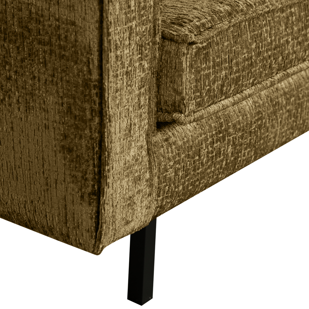 RODEO 2-SITZER SOFA STRUKTUR VELVET BRASS [fsc]