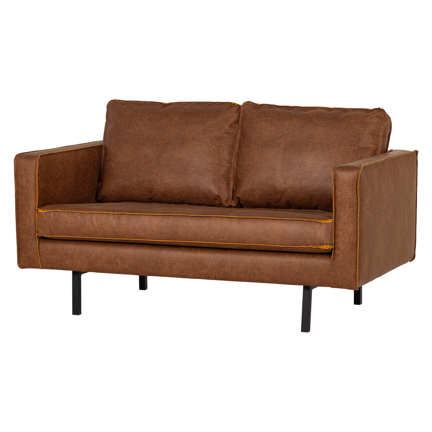 RODEO 2-SITZER SOFA ECOLEDER COGNAC [fsc]