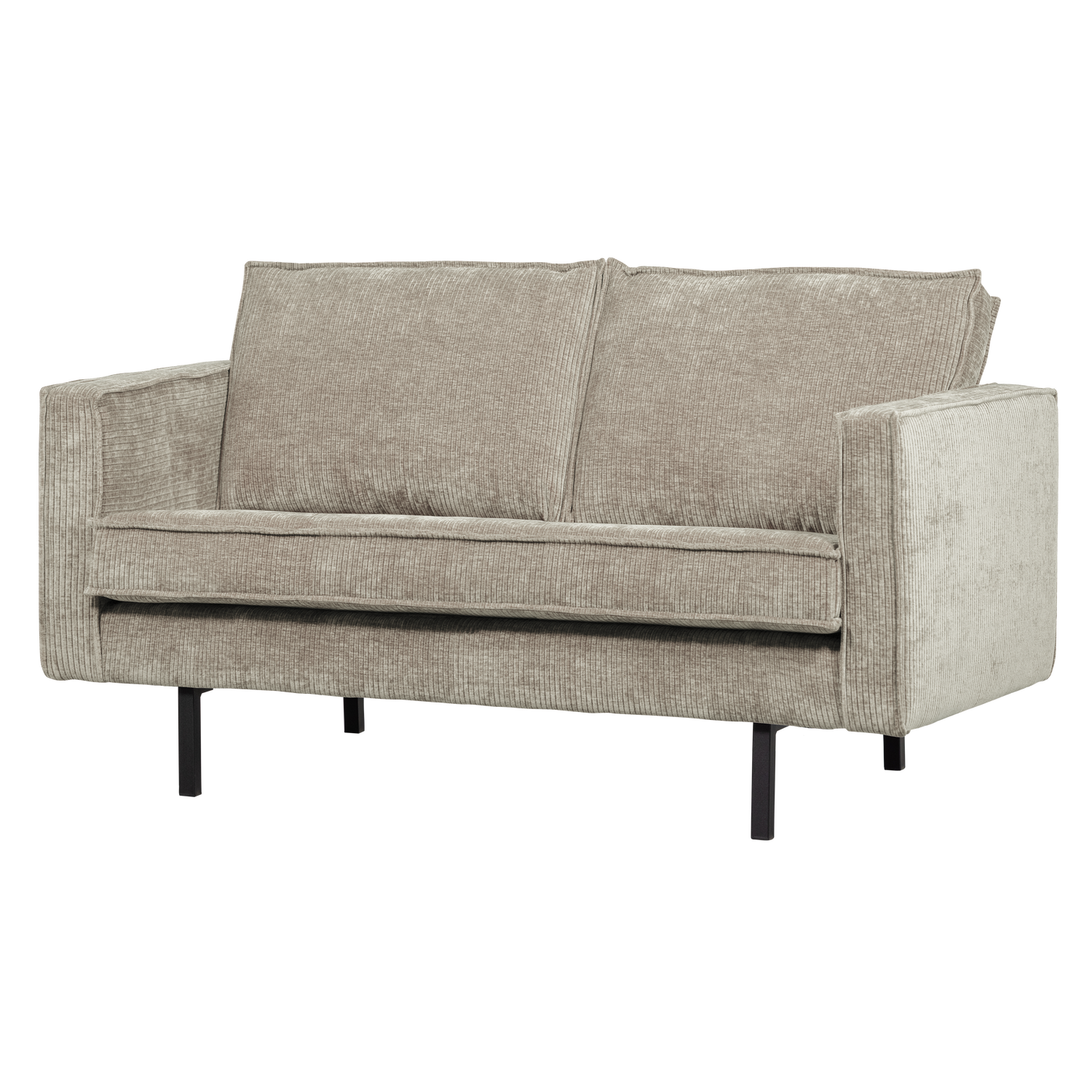 RODEO 2-SITZER SOFA GERIPPTER DUNKLER SAND [fsc]