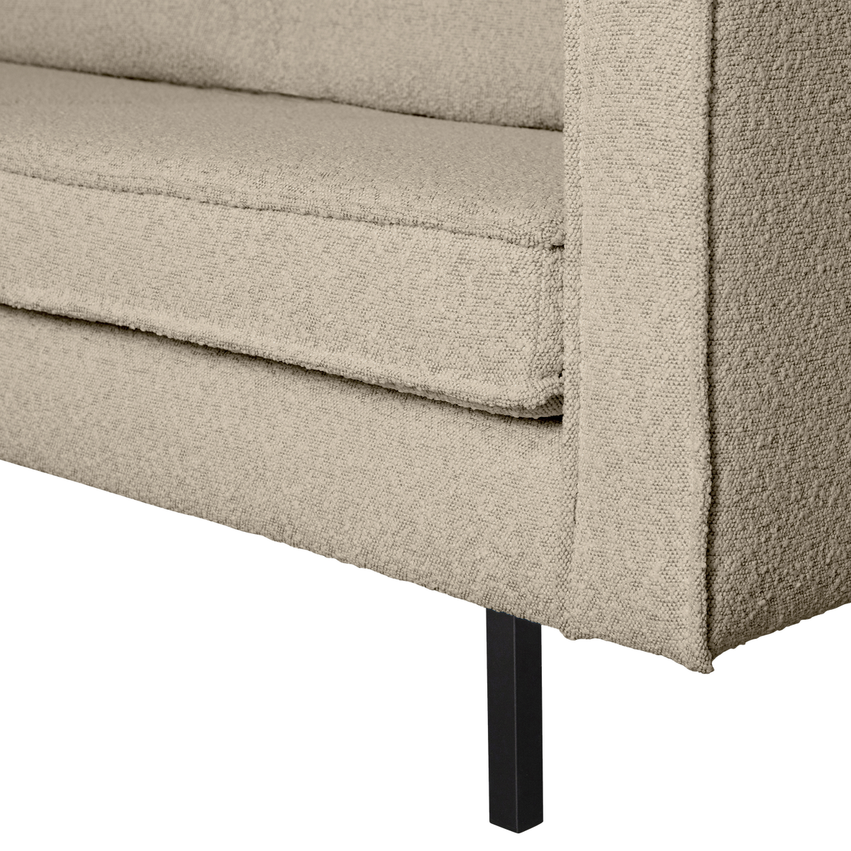 RODEO 2-SITZER SOFA BOUCLE BEIGE [fsc]