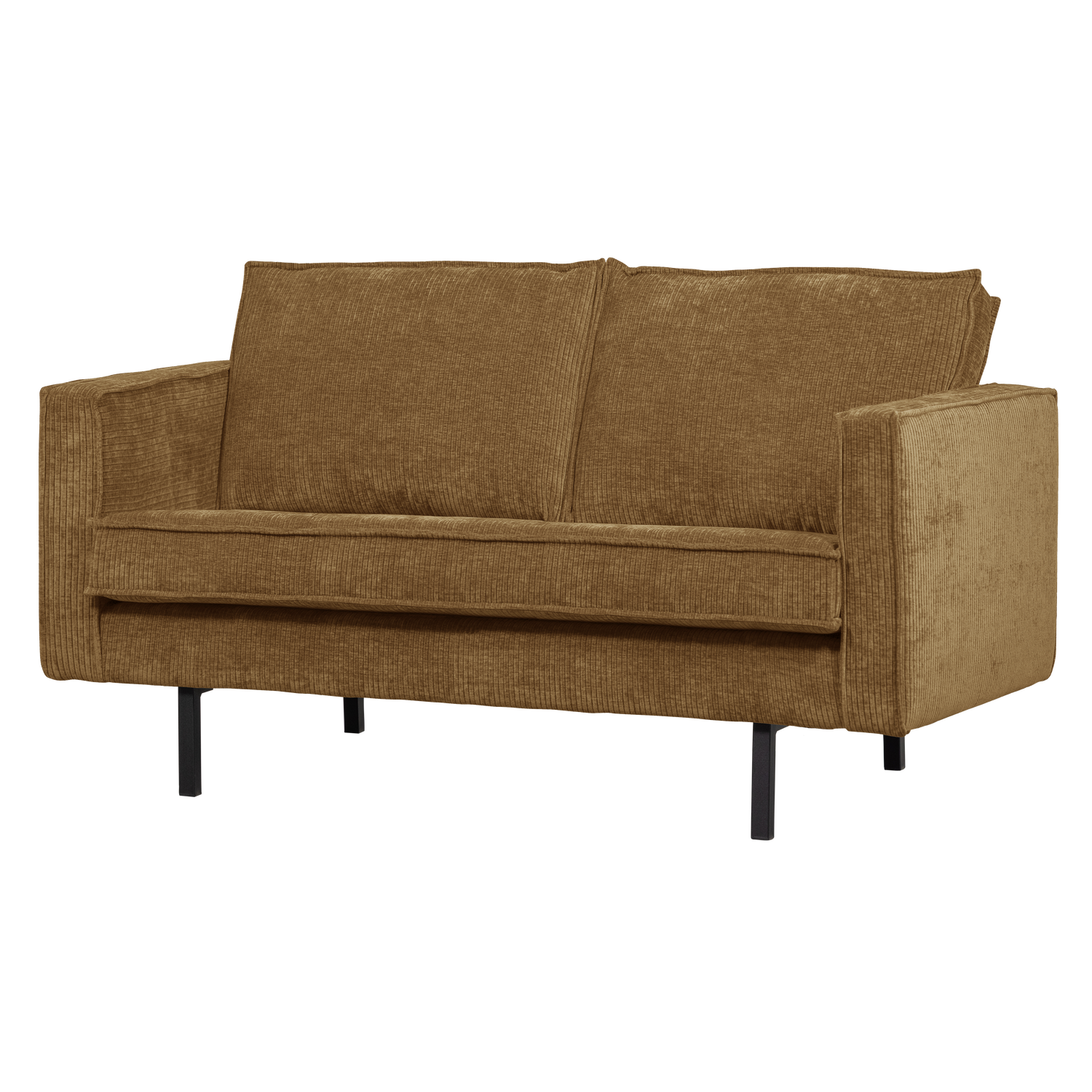 RODEO 2-SITZER SOFA GERIPPTER HONIGGELB [fsc]