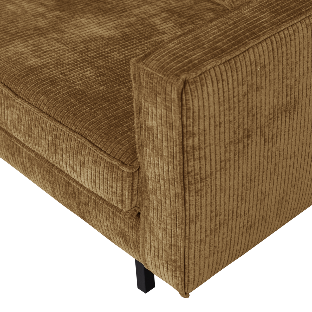 RODEO 2-SITZER SOFA GERIPPTER HONIGGELB [fsc]
