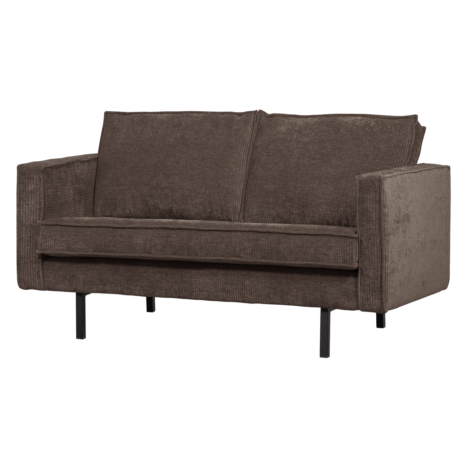 RODEO 2-SITZER SOFA GERIPPTER BRAUN [fsc]
