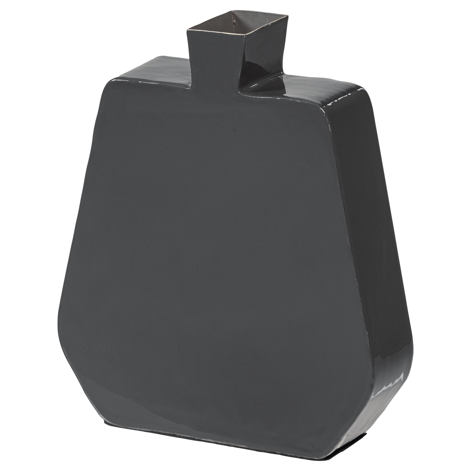 KIMI VASE 30X25 CM METALL DUNKELGRAU