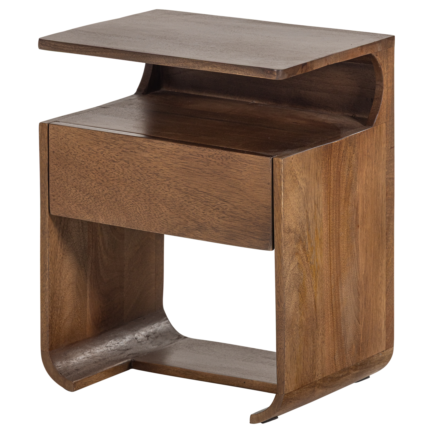 ZALU NACHTTISCH MANGO HOLZ DUNKELBRAUN [fsc]