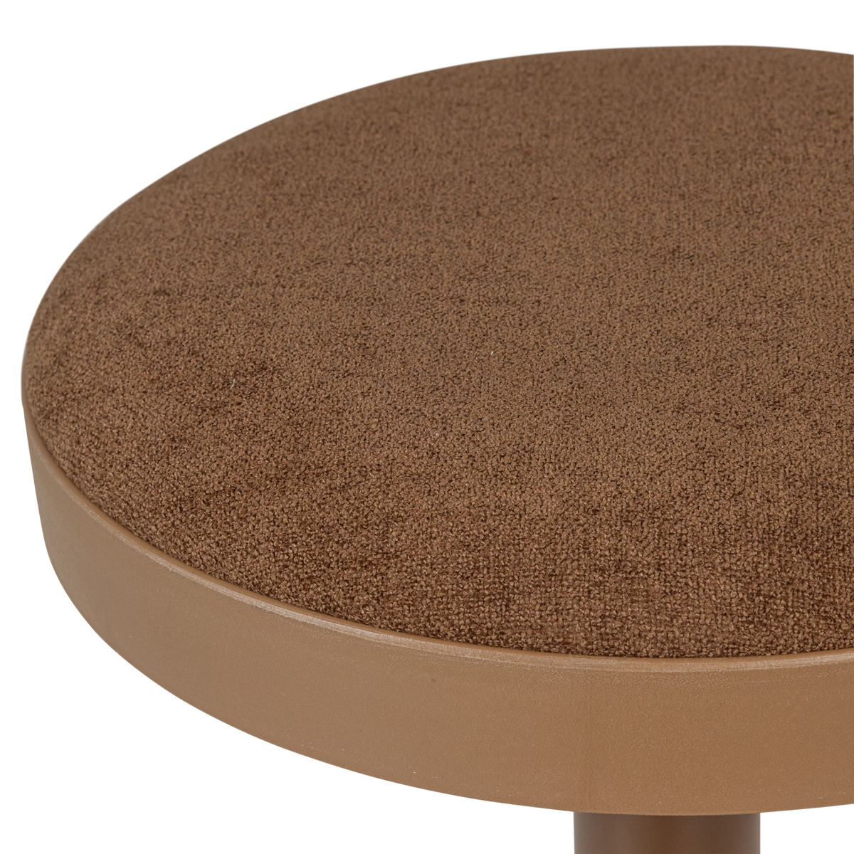 MEVO HÖHENVERSTELLBARER BARHOCKER CHENILLE BRAUN
