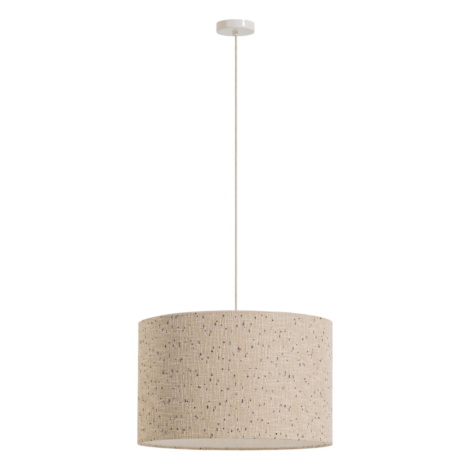 LOFT HÄNGENDE LAMPE METALL/BOUCLE NATUR MIT TÜPFEN
