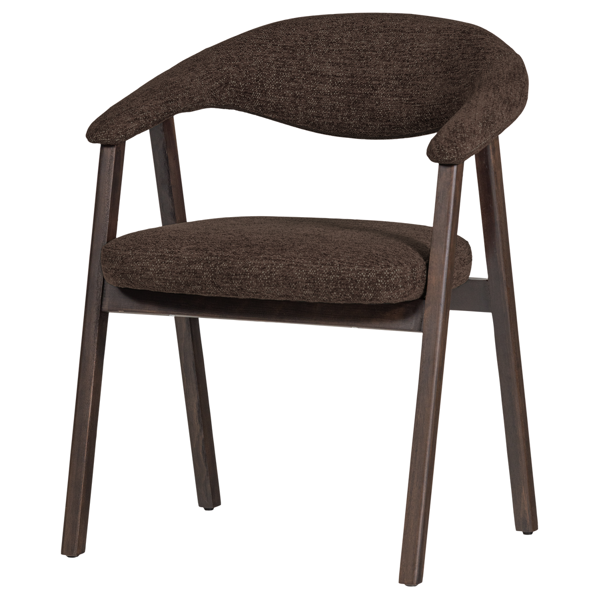 AVAR ESSZIMMERSTUHL ARMLEHNEN HOLZ BRAUN - 2ER SET [fsc]