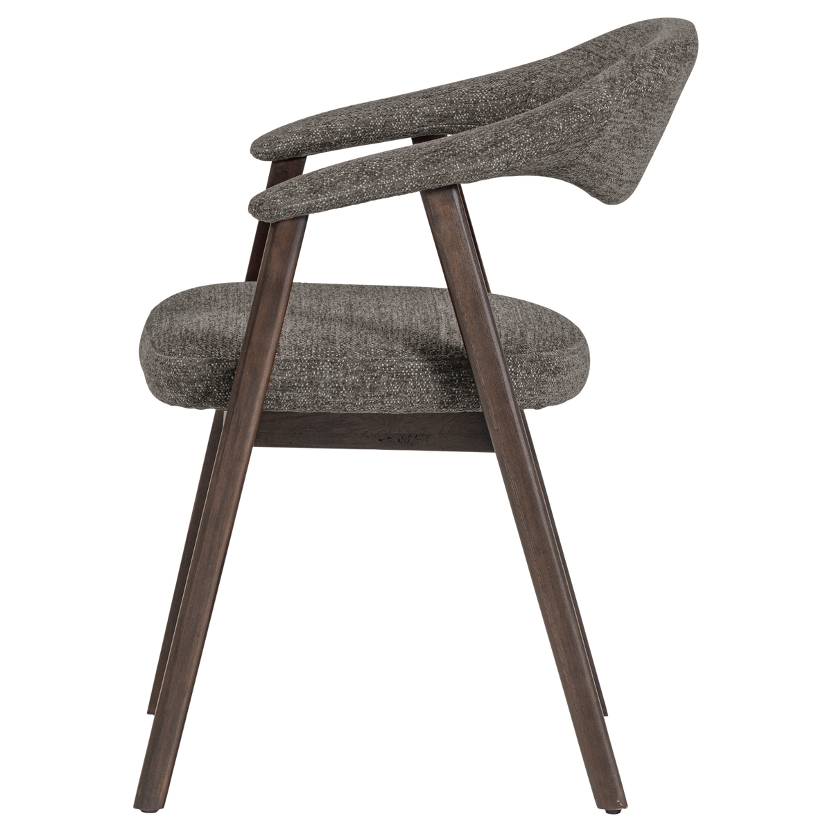 AVAR ESSZIMMERSTUHL ARMLEHNEN HOLZ GRAU - 2ER SET [fsc]