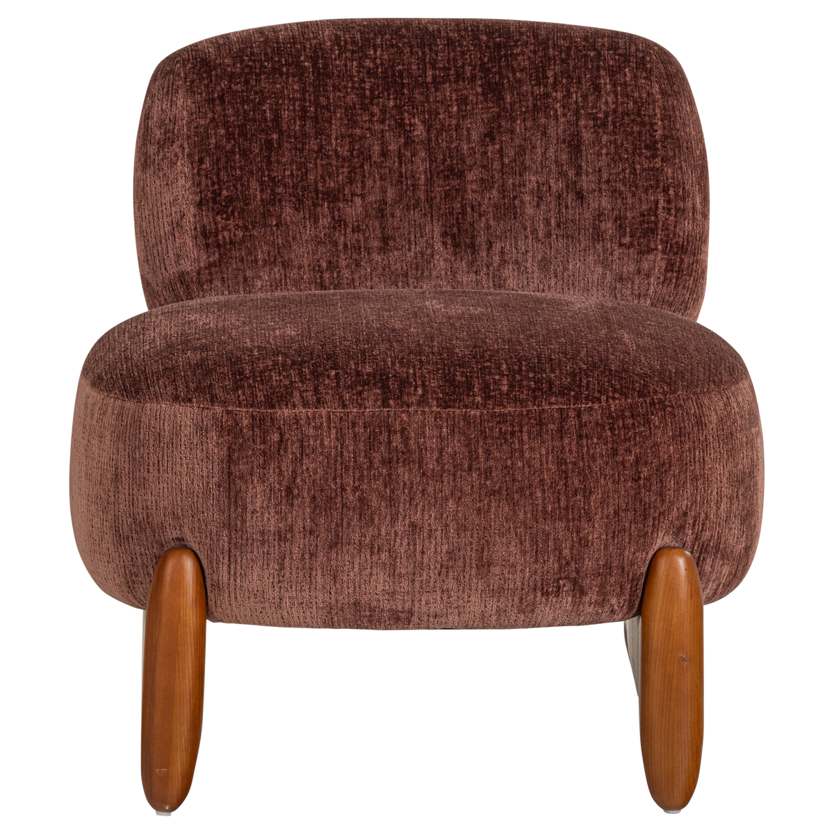 RUNI SESSEL HOLZ/VELVET LILA/BRAUN [fsc]