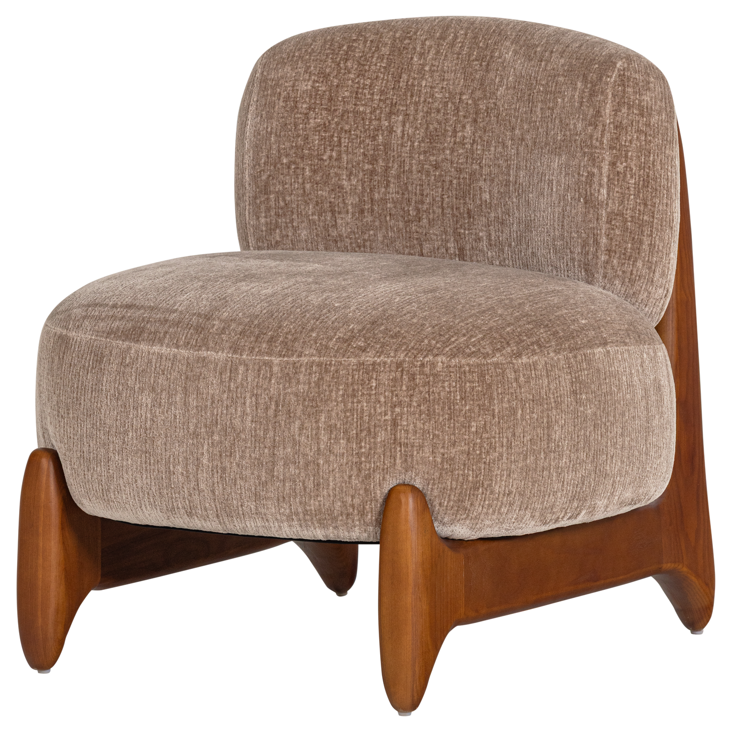 RUNI SESSEL HOLZ/VELVET SAND [fsc]