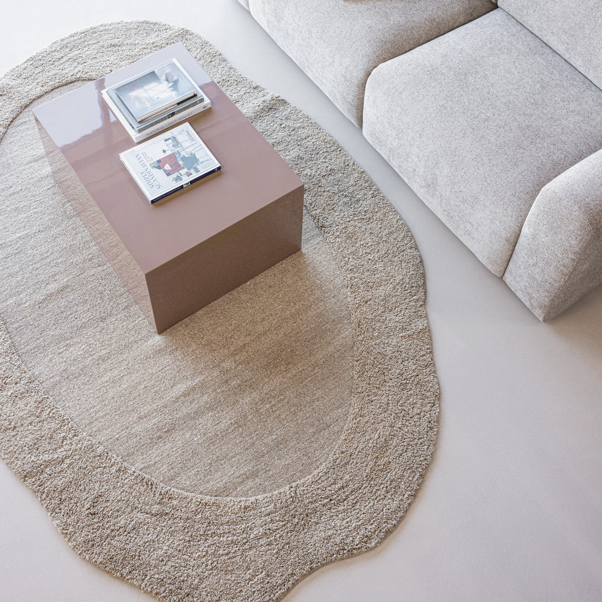 SAVO COUCHTISCH MDF HOCHGLANZ ALTROSA [fsc]