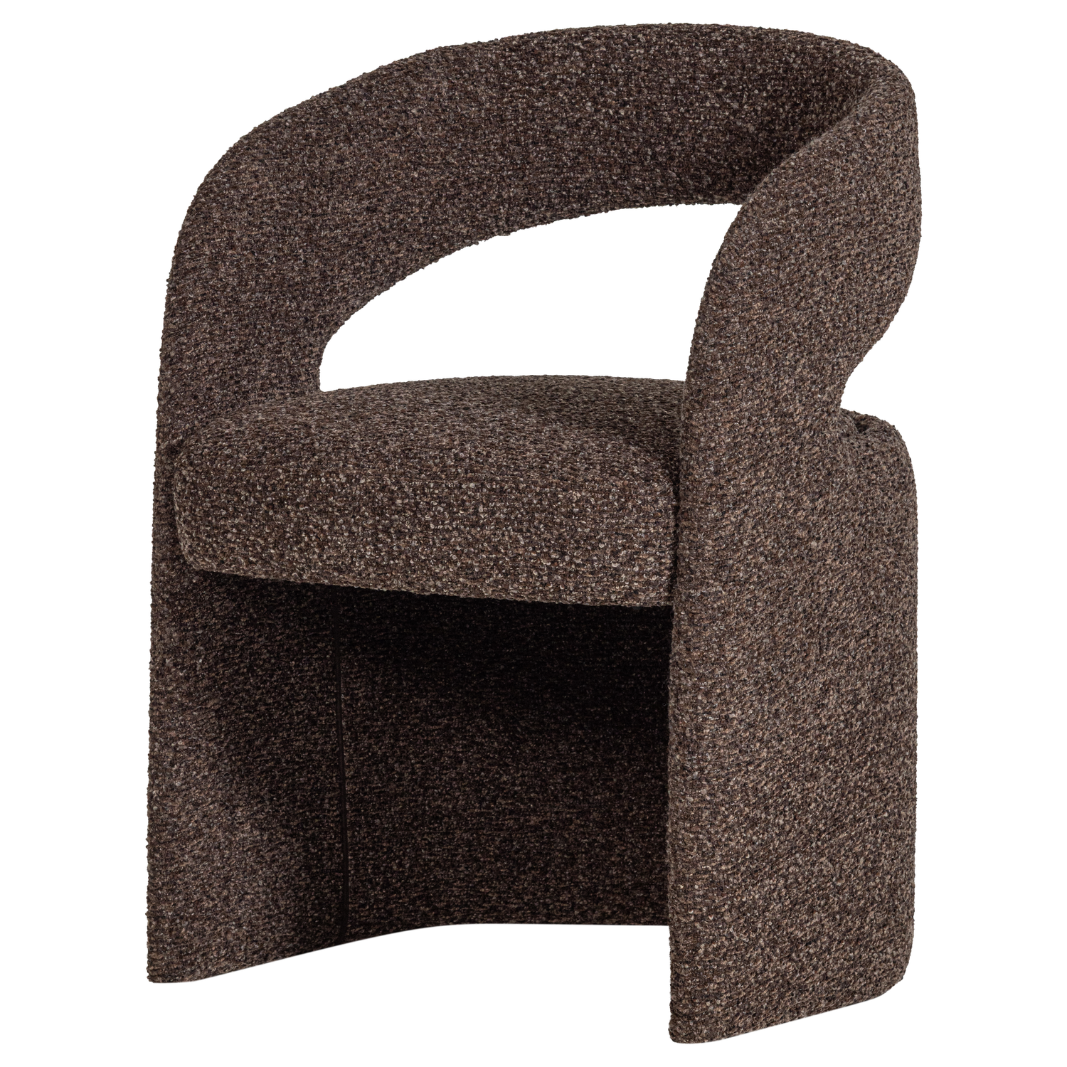 LANOR ESSZIMMERSTUHL KLOBIGER BOUCLE DUNKELBRAUN [fsc]