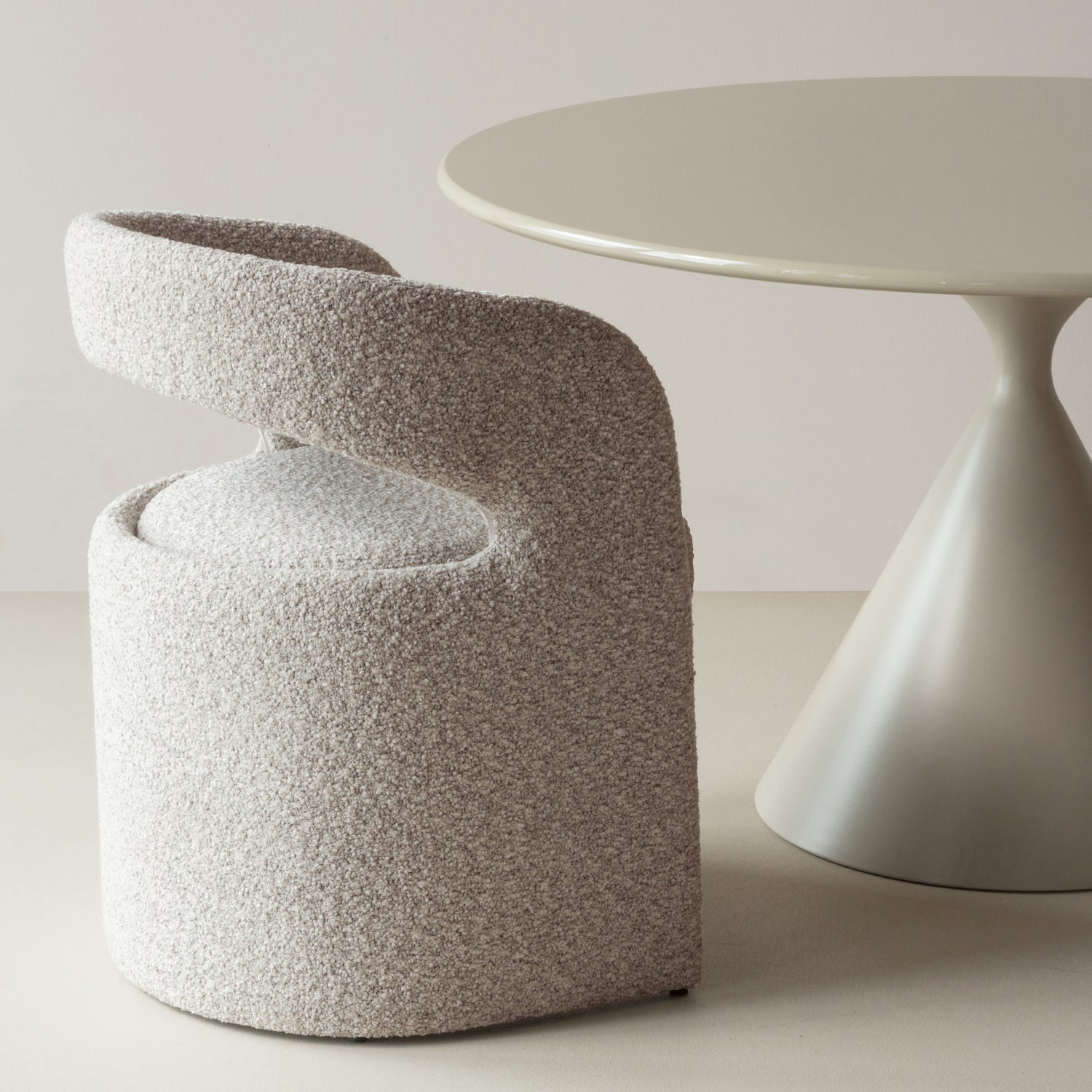 LANOR ESSZIMMERSTUHL KLOBIGER BOUCLE NATUR [fsc]